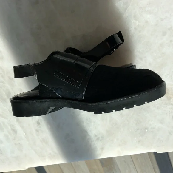 Alexander Wang Mina Oxford Calf Hair Sandal - Picture 6 of 13